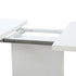 Barnes - Extendable Dining Table High Gloss White 1800 x 900 x 760 mm MDF